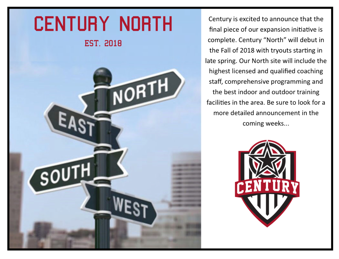 Century is pleased to announce Century North
